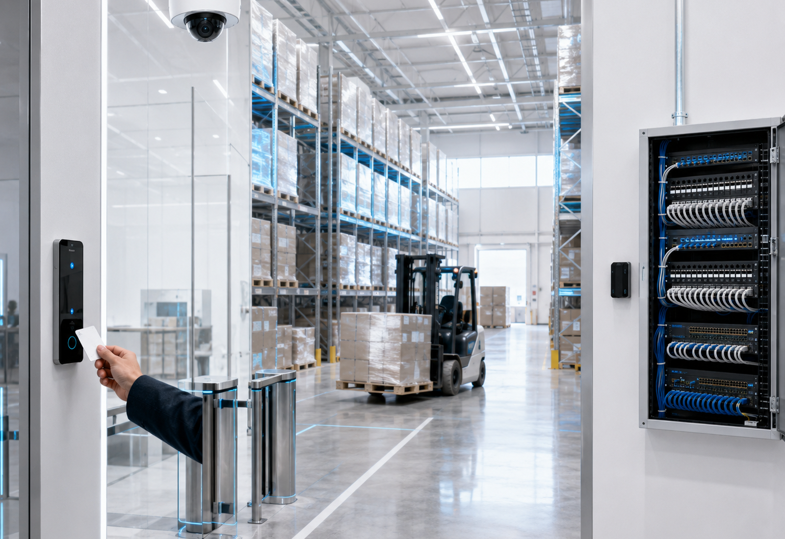 Warehouse connectivity and security